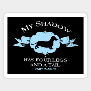 My Dachshund Shadow Sticker